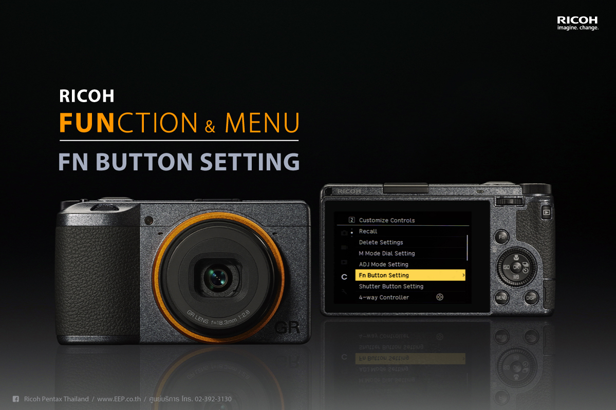RICOH Function & Menu : Fn BUTTON SETTING RICOH Function & Menu : Fn BUTTON SETTING