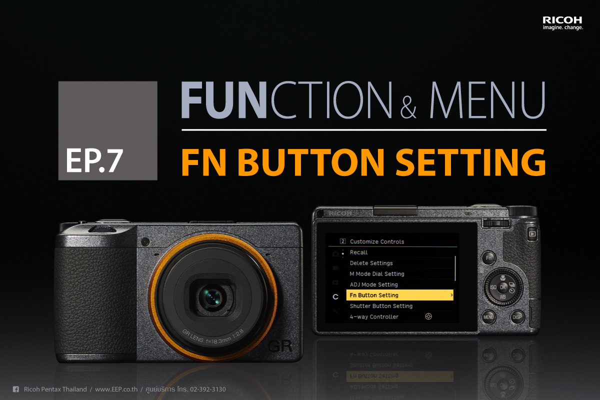 RICOH Function & Menu : Fn BUTTON SETTING