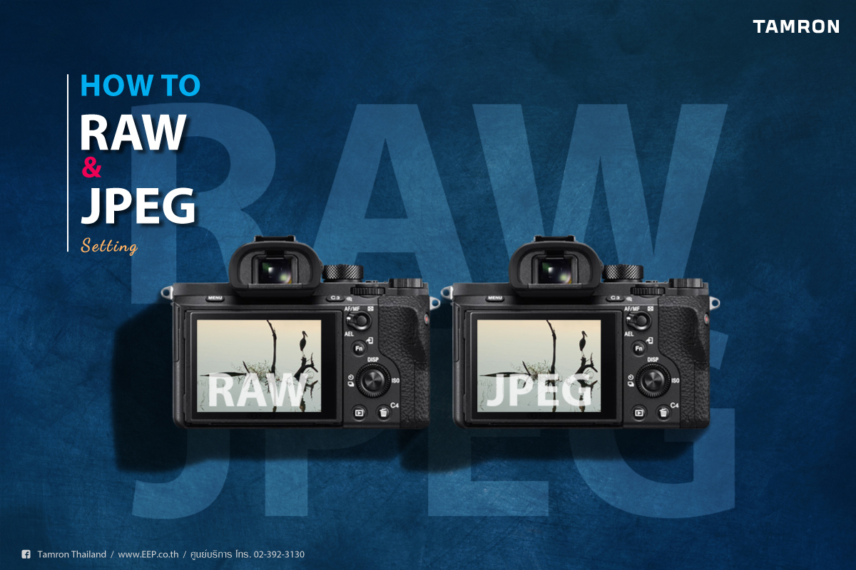 TAMRON How to… RAW & JPEG Setting TAMRON How to… RAW & JPEG Setting