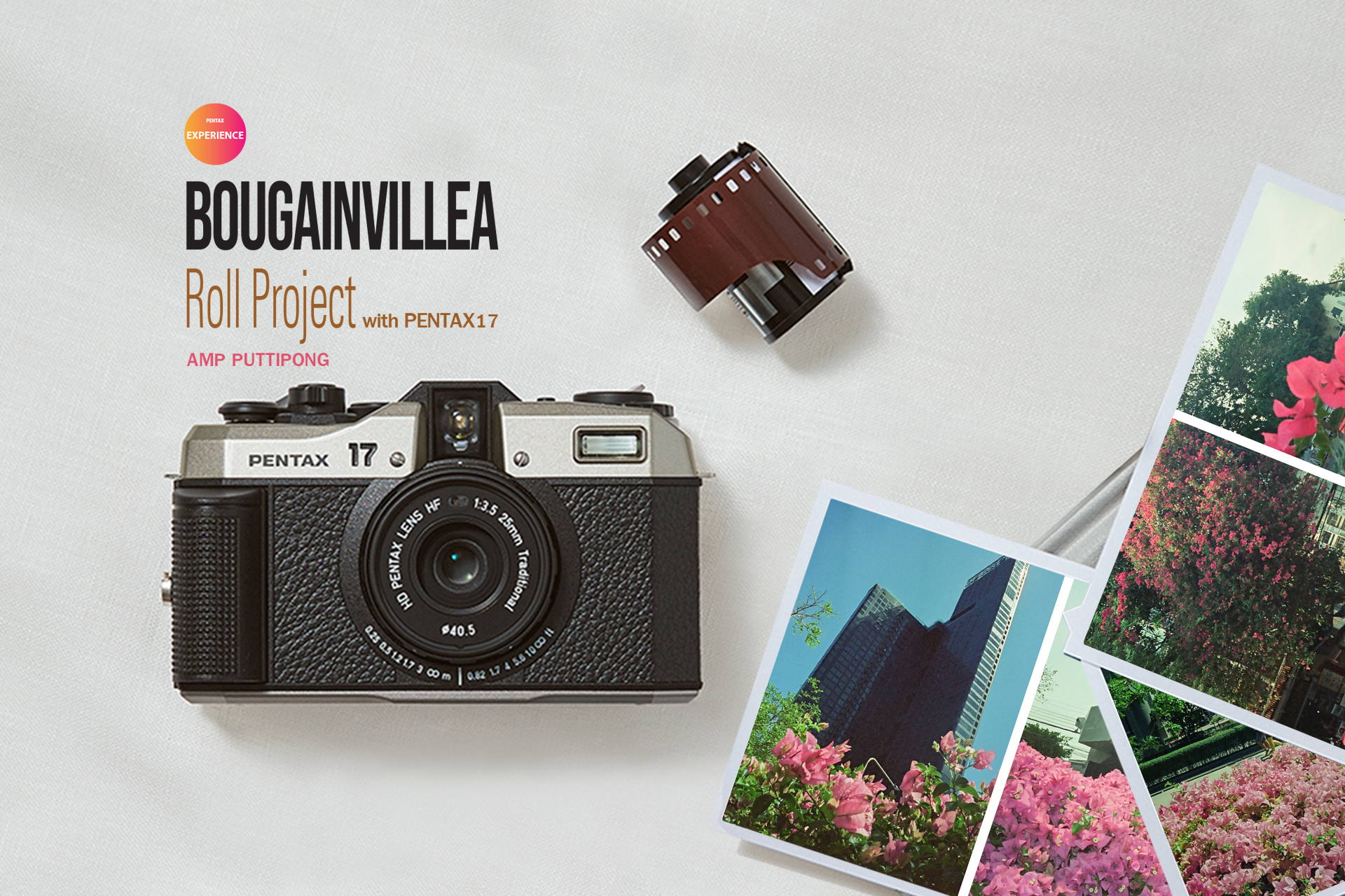 PENTAX EXPERIENCE : Bougainvillea Roll Project with PENTAX17 PENTAX EXPERIENCE : Bougainvillea Roll Project with PENTAX17