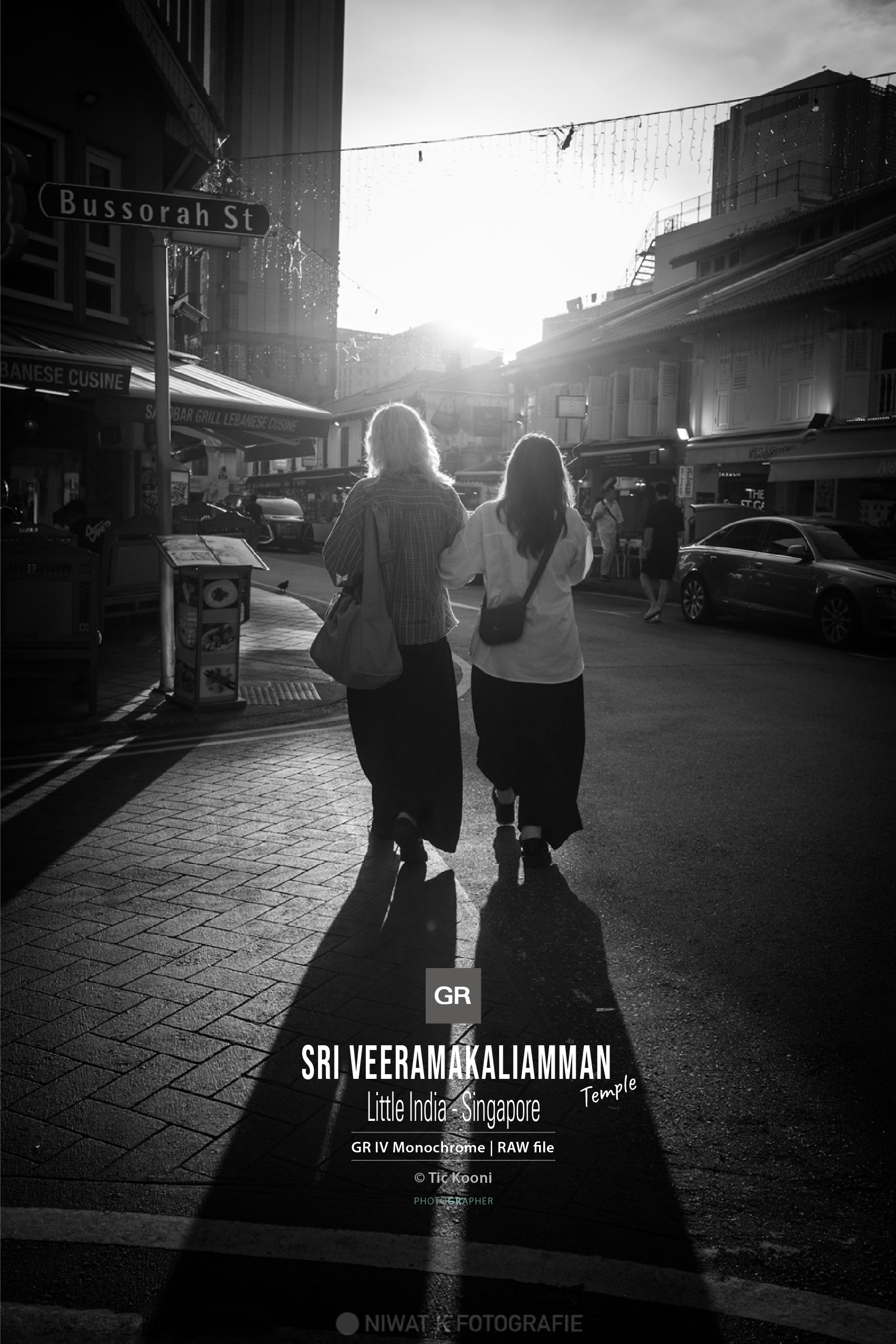 Sri Veeramakaliamman Temple Little India – Singapore GR IV Monochrome | RAW file